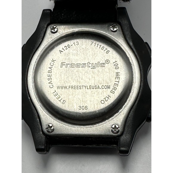 Shark Freestyle Nylon Floral Band Ladies Watch New‎ Battery 30MM 7.5" C67 - Picture 3 of 14